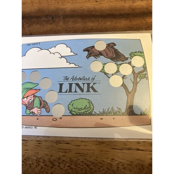 1989 Topps The Adventure of Link Zelda II Screen 8 of 10 Unscratched - Picture 3 of 5